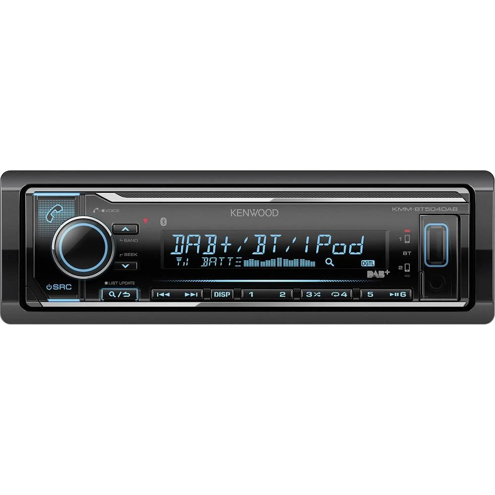 Kenwood KMMBT504DAB Autoradio Priključak na upravljaču vozila, Uklj. DAB antena slika