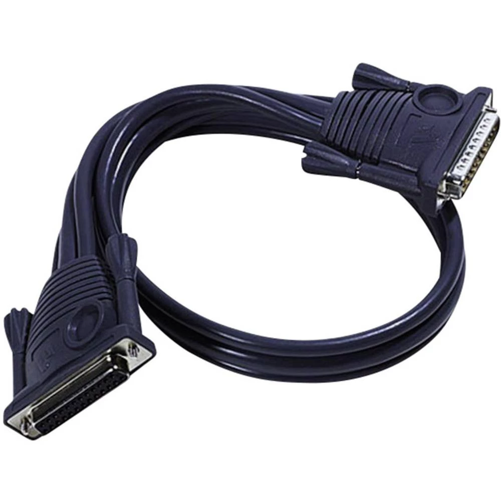 KVM Produžetak [1x 25-polni muški konektor D-SUB - 1x 25-polni ženski konektor D-SUB] 5 m Crna ATEN slika