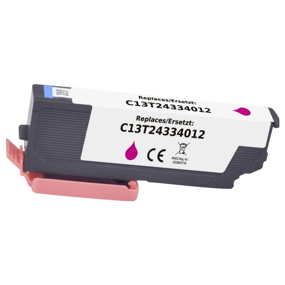 Renkforce tinta zamijenjen Epson T2433XL 24XL, C13T24334012 kompatibilan purpurno crven RF-ET2433XLM RF-6728558 slika