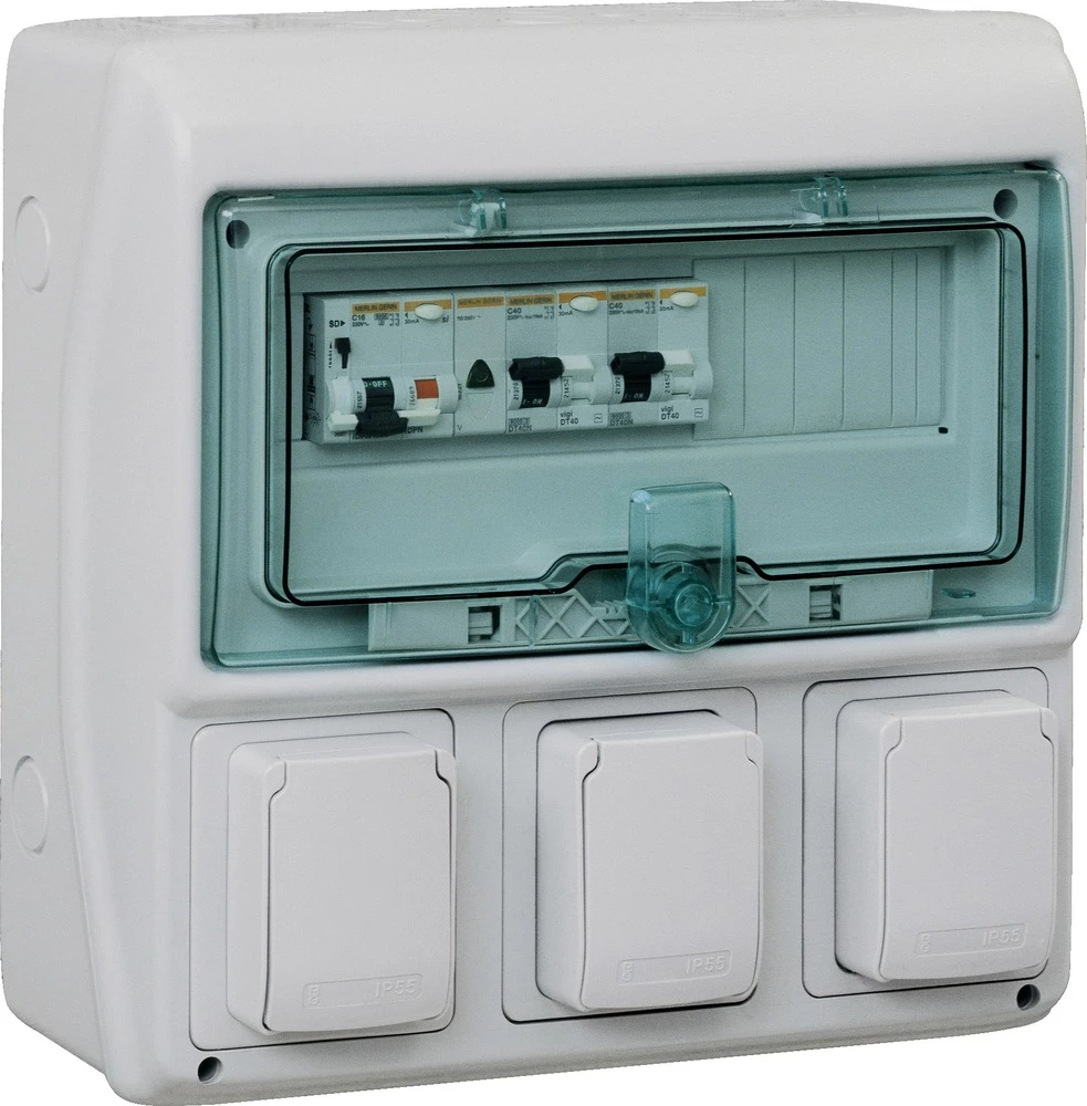 Površinska ugradnja Broj raspodjela = 12 Broj redova = 1 Schneider Electric 13155 13155 slika