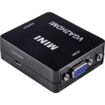 Maxtrack CS40L VGA / HDMI adapter [1x ženski konektor VGA, priključna doza za 3,5 mm banana utikač - 1x ženski konektor