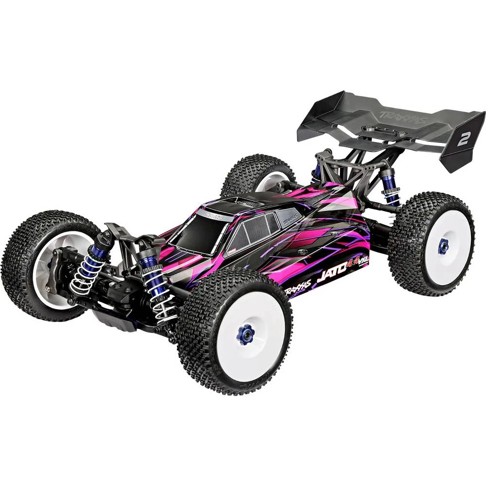 Traxxas JATO 4x4 VXL 4S ružičasta bez četkica 1:8 RC model automobila električni buggy pogon na sva četiri kotača (4wd) slika