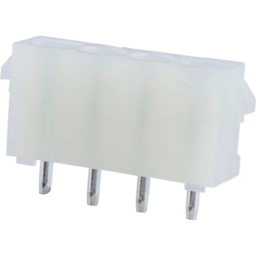 Molex 10844040 6.35mm Pitch MLX Power Connector Header, Vertical, 4 Circuits, PA Polyamide Nylon 6/6 94V-2, Tin (Sn) Pla slika