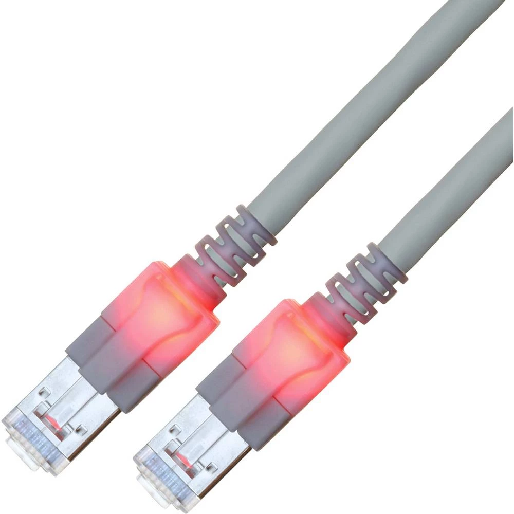 Easylan CS1OACDCD0250 RJ45 mrežni kabel, Patch kabel CAT 6 S/FTP 25.00 m siva dvostruko zaštićen, bez halogena, vatrosta slika