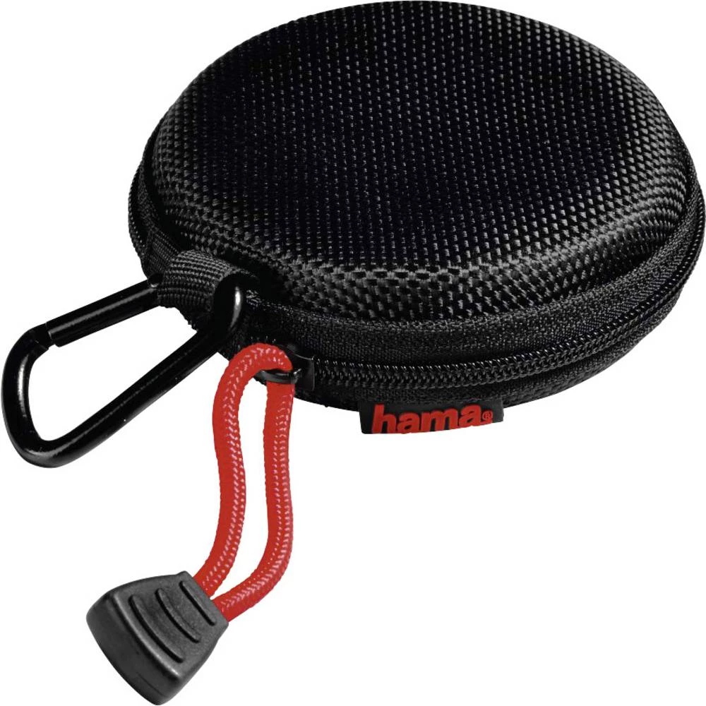 Torba za slušalice Hama Prikladno za:In-Ear slušalice Crna slika