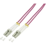LogiLink FP4LC10 Glasfaser svjetlovodi priključni kabel 50/125 µ Multimode OM4 10.00 m