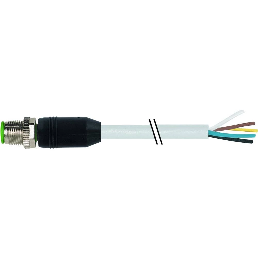 Murrelektronik 7000-17001-2950500 utični konektor za senzor/aktivator, nekonfekcionirani ravni muški konektor 5.00 m Bro slika