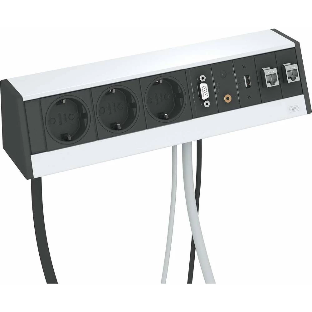 OBO Bettermann 6116963 Stolna utičnica Srebrna Utičnica slika