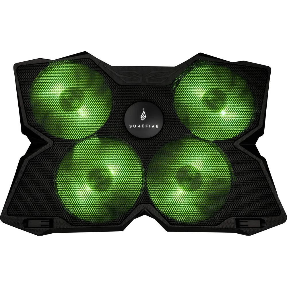 Surefire Gaming Bora stalak za prijenosno računalo s funkcijom hlađenja podesiv po visini, podesivi ventilator, USB-hub slika