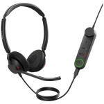 Jabra Engage 50 II slušalice sa žičanom trakom za glavu Ured/Call Center USB Type-C crna Jabra Engage 50 II telefon On Ear Headset žičani stereo crna