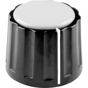 Okretni gumb S gumbom za obilježavanje Crna (Ø x V) 20 mm x 15 mm Mentor 332.41 1 ST slika