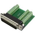 D-SUB utikač 90 ° Broj polova: 25 Vijak TRU COMPONENTS DSUB25M-27TB-3 1 ST slika