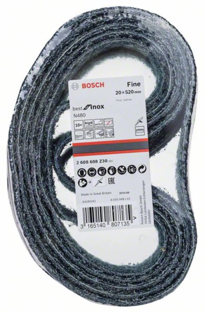 Bosch Accessories Best for Inox 2608608Z30 Brusna traka (D x Š) 520 mm x 20 mm 10 ST slika