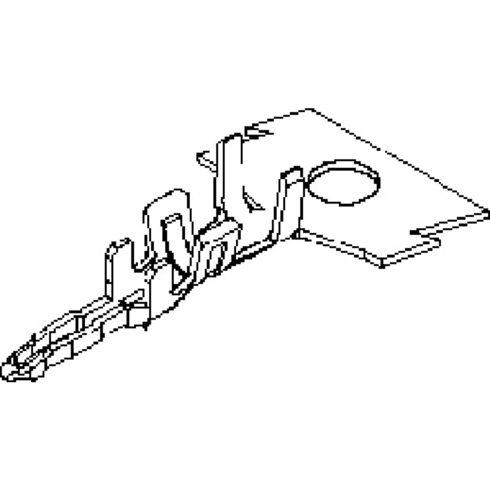 Molex 350449102 16000 pcs 2.00/2.50mm Board-in Terminal, Pre-Tin Plating, Wire Insulation Diameter 1.50mm max. slika