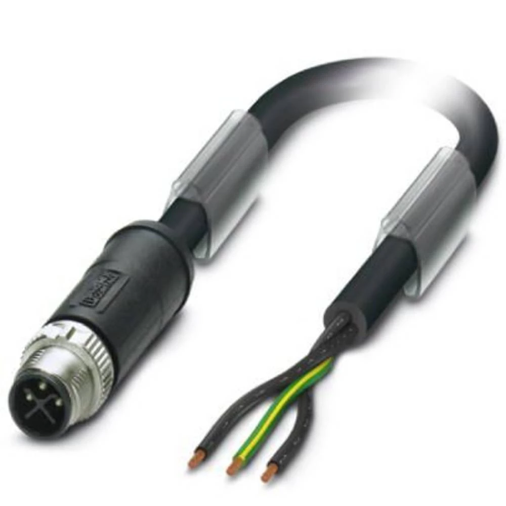 priključni kabel za senzor/aktivator ravni muški konektor 5.00 m Broj polova: 3 Phoenix Contact 1411638 SAC-3P-M12MSS/ 5,0-PVC P slika