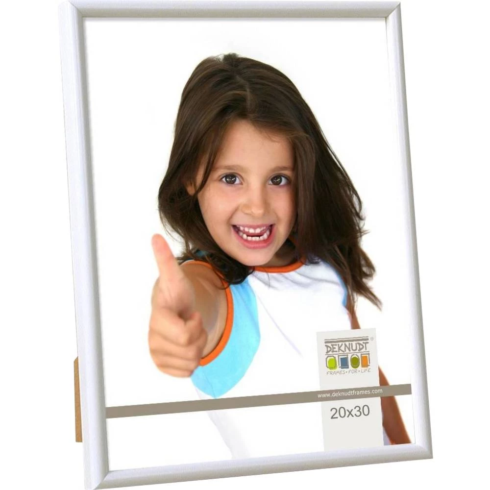 Deknudt S011S1 20x30 izmjenjivi okvir za slike Format papira: 20 x 30 cm bijela slika