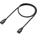 Dupli ženski HDMI-konektor, 1m, crne boje slika