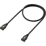 Dupli ženski HDMI-konektor, 1m, crne boje