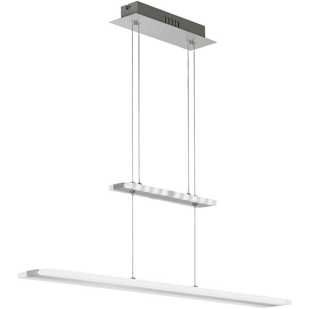 LED viseća svjetiljka 33 W Toplo-bijela WOFI MISSION 7509.02.54.0000 Nikal (mat), Krom boja slika