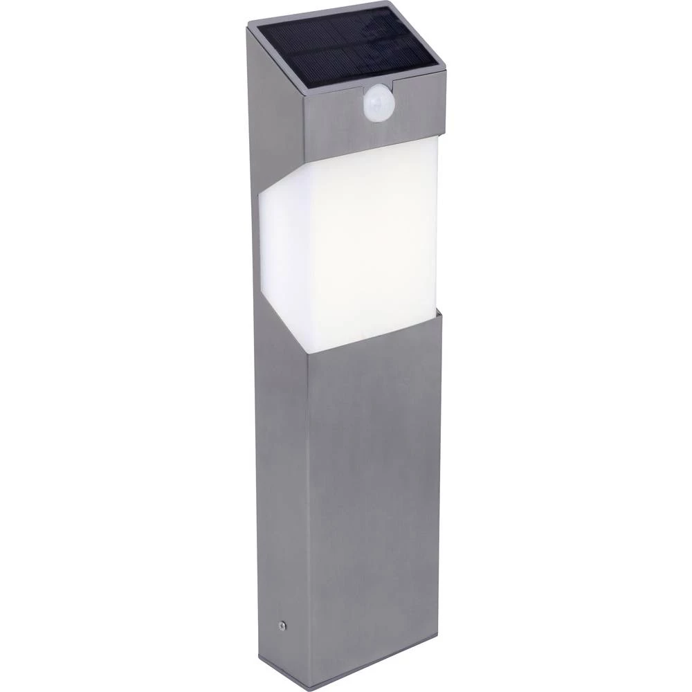 Vanjska solarna podna lampa s detektorom pokreta 2.3 W Neutralno-bijela Lutec ST9079-450 SI Solstel Plemeniti čelik slika