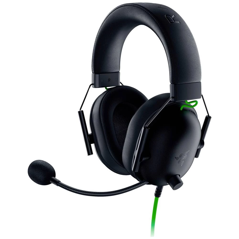RAZER Blackshark V2 X igre Over Ear Headset žičani stereo crna kontrola glasnoće, utišavanje mikrofona slika