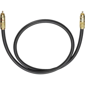 Oehlbach Cinch Audio Priključni kabel [1x Muški cinch konektor - 1x Muški cinch konektor] 5 m Antracitna boja pozlaćeni kontakti slika