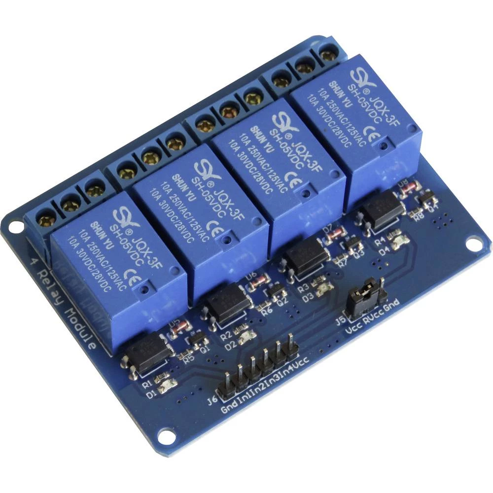 SEEIT SMTRELAY04 1 ST Pogodno za: Arduino, Raspberry Pi, pcDuino slika