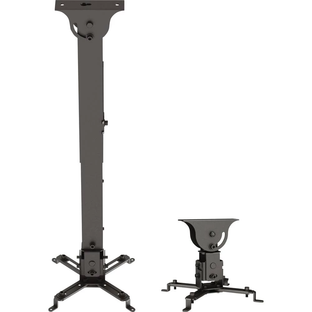 Stropni držač za projektor Nagibni i okretni, Vrtljivi nosač Tlo-/Udaljenost od stropa (maks.): 620 mm My Wall H16-11SL Crna slika