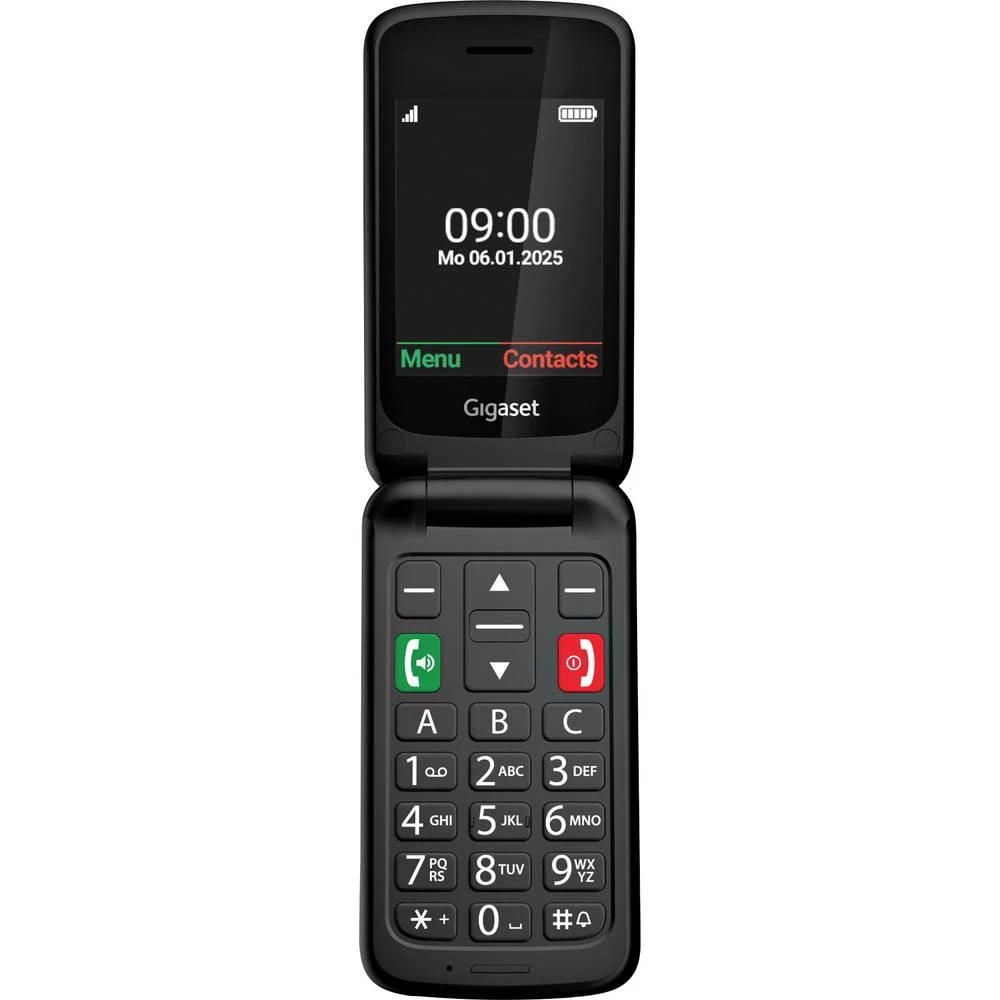 Gigaset GL595 mobilni telefon SOS ključ, zaštićeno od prskanja vode, zaštićeno od prašine crna slika