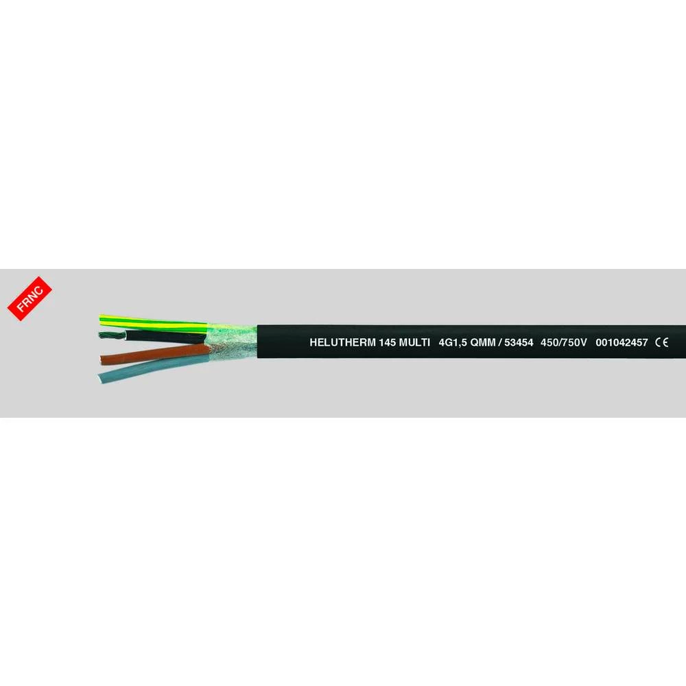 Helukabel HELUTHERM® 145 Multi vod za visoke temperature 3 G 1 mm² crna 53433-1000 1000 m slika
