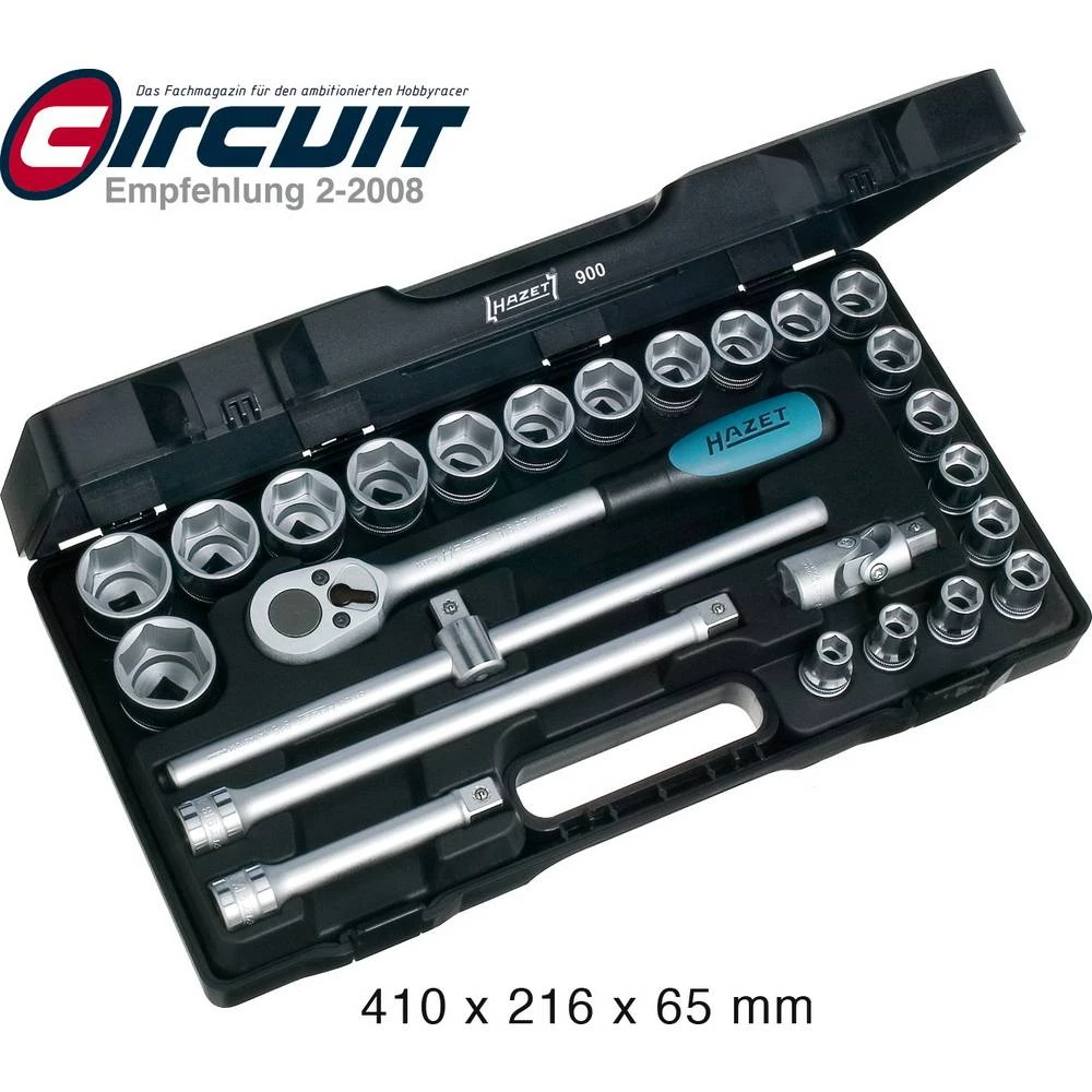 Hazet komplet nasadnih ključeva metrički 1" 25-dijelni 900 slika