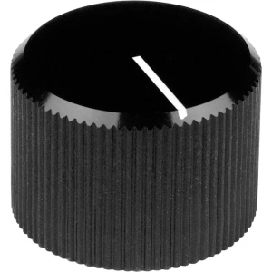 Okretni gumb S gumbom za obilježavanje Crna (Ø x V) 12 mm x 12 mm Mentor 505.6131 1 ST slika