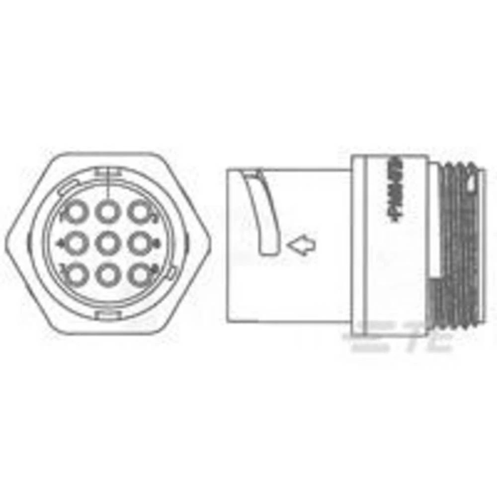 TE Connectivity Circular Plastic ConnectorsCircular Plastic Connectors 1445827-1 AMP slika