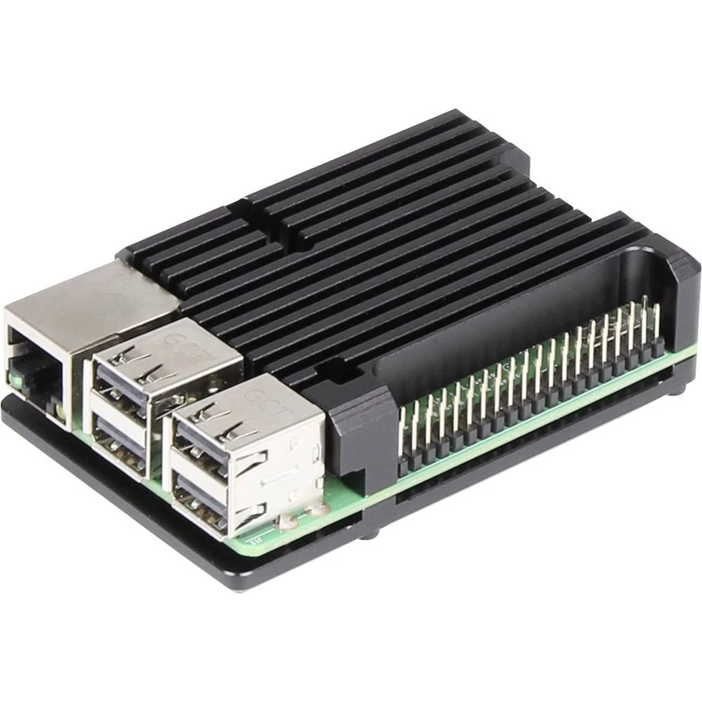 Raspberry Pi®  Raspberry Pi® 3 B 1 GB 4 x 1.2 GHz uklj. hladnjak, uklj. kućište, uklj. noobs os, uklj. HDMI kabel , uklj. napajanje slika