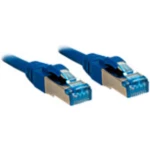 LINDY 47146 RJ45 mrežni kabel, Patch kabel CAT 6a S/FTP 0.50 m plava boja 1 St.
