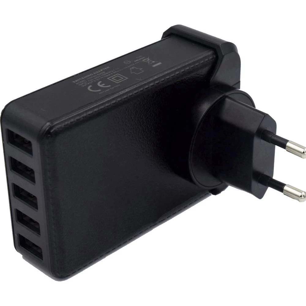 HN Power HNP40-5USB-EU HNP40-5USB-EU USB punjač Utičnica Izlazna struja maks. 8000 mA 5 x USB Stabilizirano slika