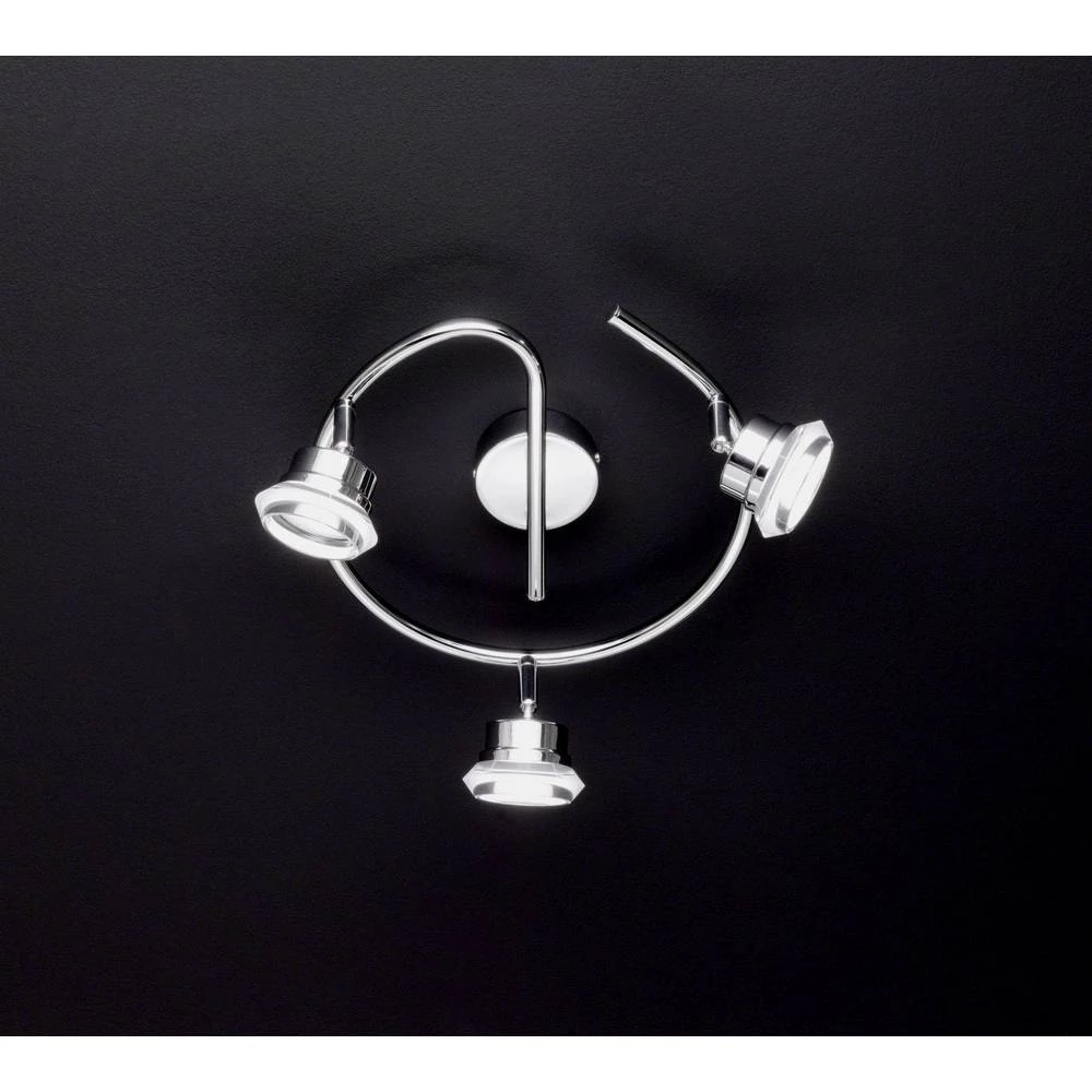 LED stropni reflektor 15 W Toplo-bijela ACTION Morgan 933603010000 Krom boja slika