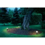 SLV 228935 Alpa Mushroom 40 vanjska podna lampa štedna žarulja E27 24 W kameno-siva