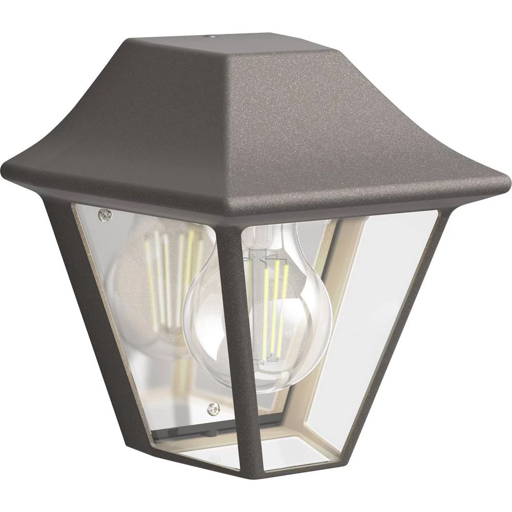 Vanjsko zidno svjetlo LED E27 42 W Philips Curassow 1738543PN Smeđa boja slika