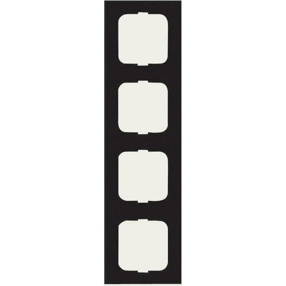 Busch-Jaeger 4-struki pokrivni okvir Future Linear antracit 1724-181K slika