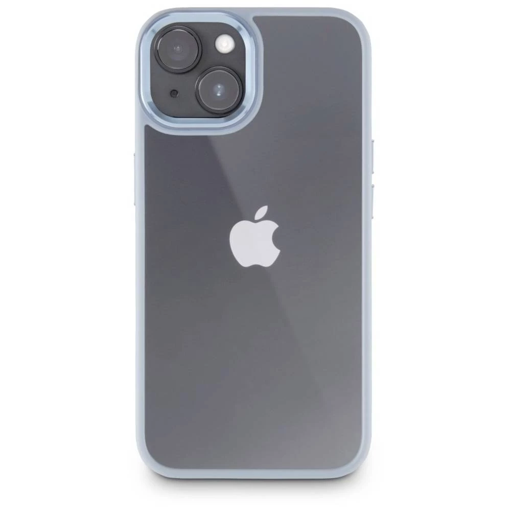 Maska za mobitel “Cam Protect” za Apple iPhone 15 Plus, prozirna, plava Hama Cam Protect etui Apple iPhone 15 Plus plava boja, prozirna slika