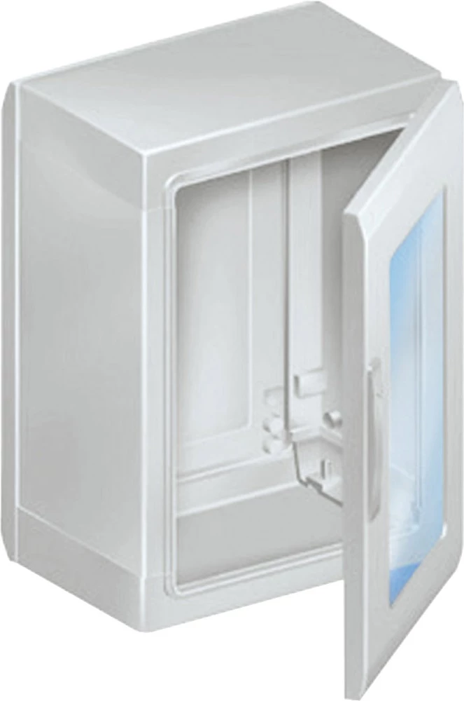 Stojeći ormar 1000 x 1250 x 420 Poliester Siva (RAL 7035) Schneider Electric NSYPLA12104TG 1 ST slika