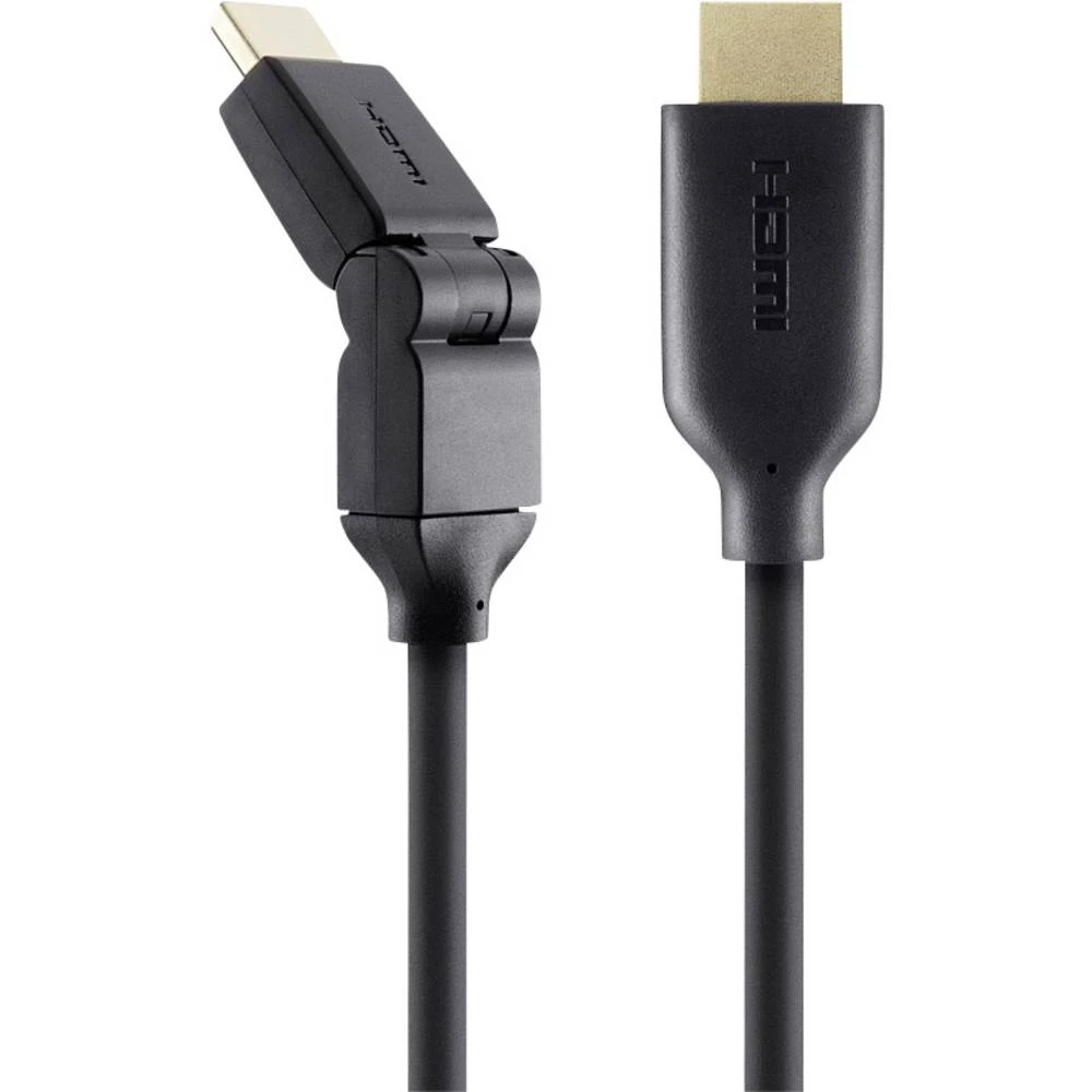 Belkin HDMI Priključni kabel [1x Muški konektor HDMI - 1x Muški konektor HDMI] 2 m Crna slika