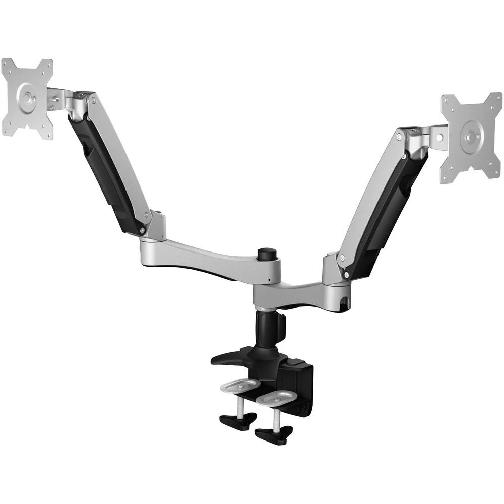 2-struki Stolni nosač za monitor 25,4 cm (10) - 61,0 cm (24) Podesiv po visini, Vrtljivi nosač, Mogučnost savijana, Mogučnost slika