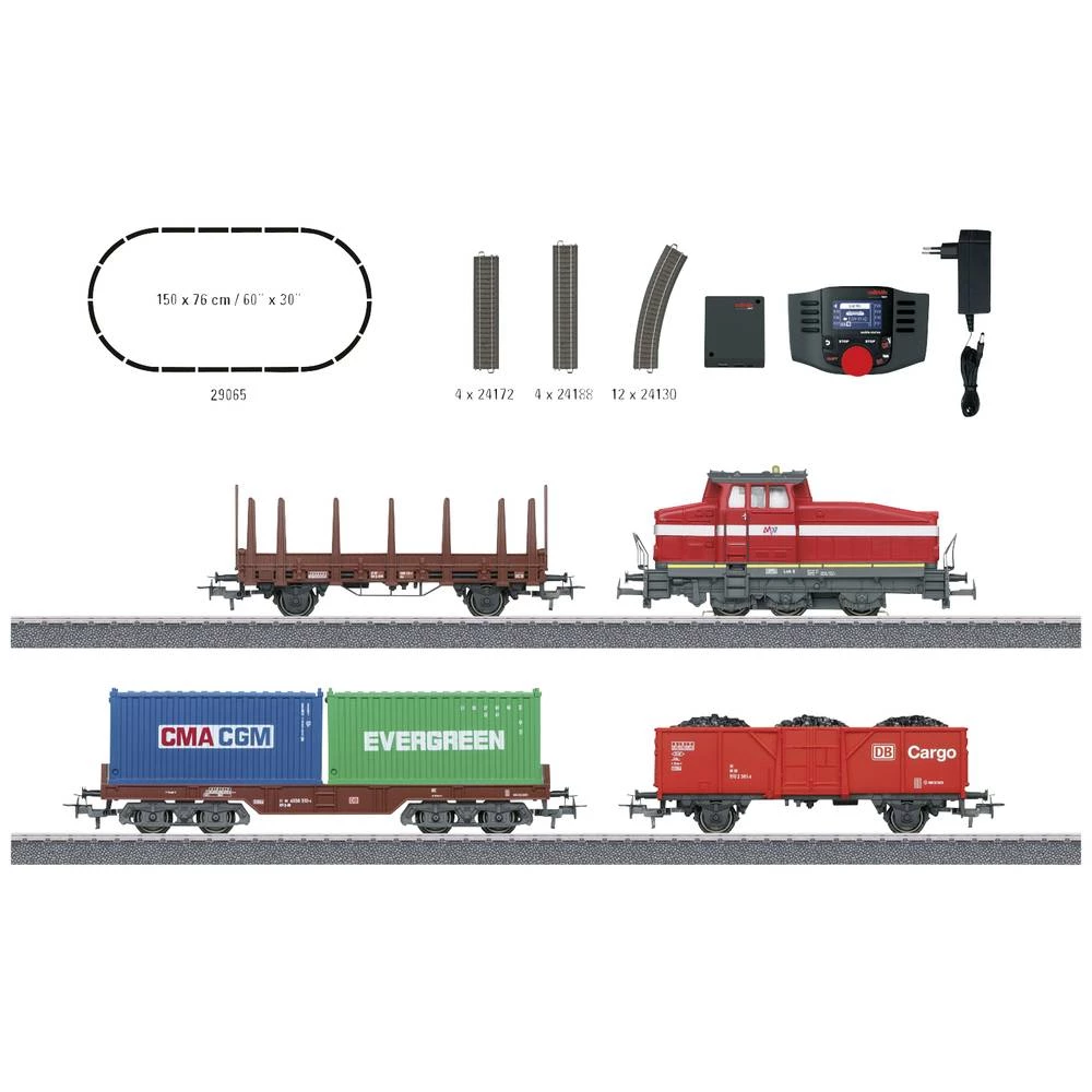 Märklin 29065 H0 digitalni početni set "Moderni manevarski rad s DHG 500" slika