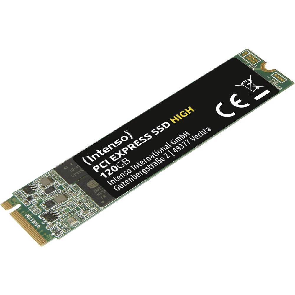 Unutarnji SATA M.2 SSD 2280 120 GB Intenso Maloprodaja 3834430 PCIe 3.0 x4 slika