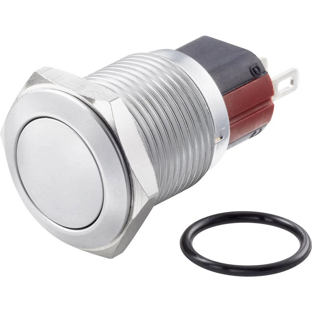 TRU COMPONENTS TC-GQ16-KH-11/J/C Tlačni prekidač sa zaštitom od vandalizma 48 V/DC 2 A 1 x OFF/(ON) IP65 vraća se u izsprijedai slika