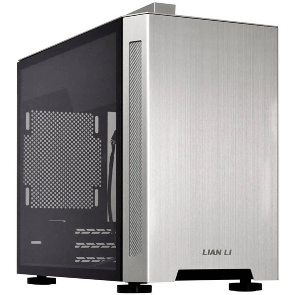 Mini-Tower Kućište Lian Li TU150WA Srebrna Bočni prozor, Filter prašine, Ručka za nošenje slika