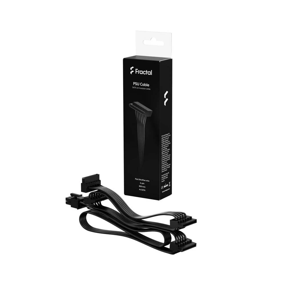 Fractal Design struja priključni kabel  0.85 m crna slika