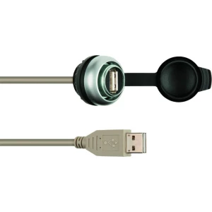 Ugrađena utičnica USB 3.0 BF A, produžetak kabela 2,0 m  MSDD  4000-73000-0180000 Murr Elektronik Sadržaj: 1 St. slika